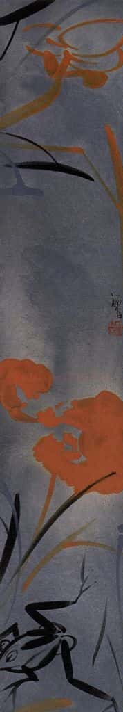 2003年 杨福音《蛙之五》书画作品