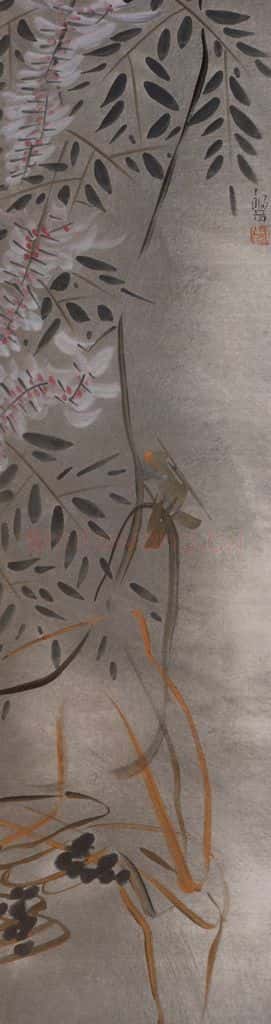 2005年 杨福音《藤荫之二》书画作品