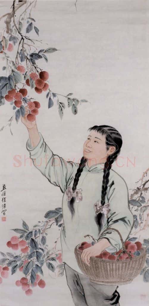  徐燕孙《人物》书画作品