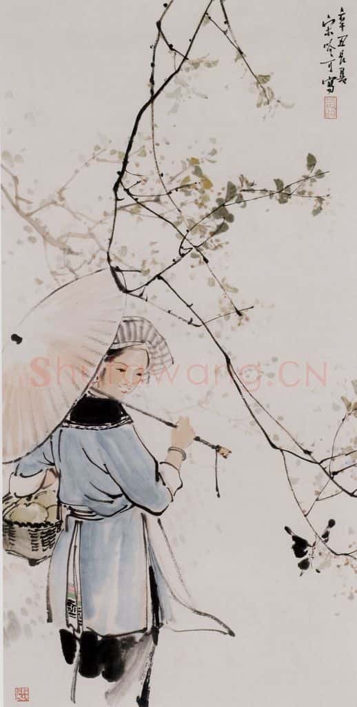 宋吟可《人物》书画作品