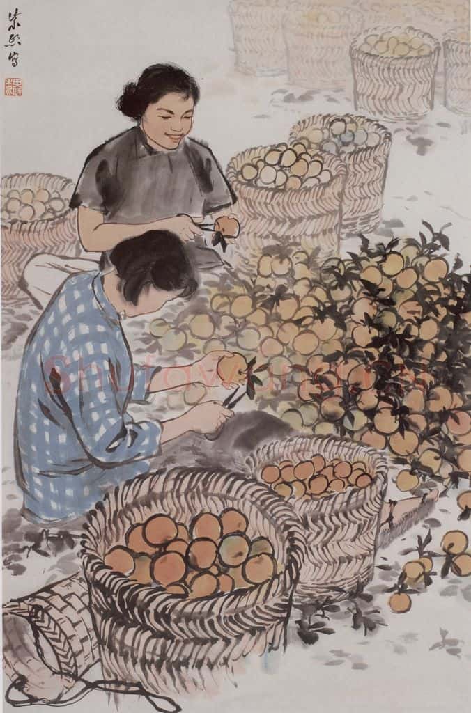 魏紫熙《人物》书画作品