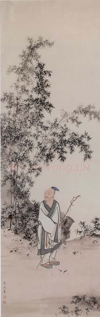 冯忠莲《人物》书画作品