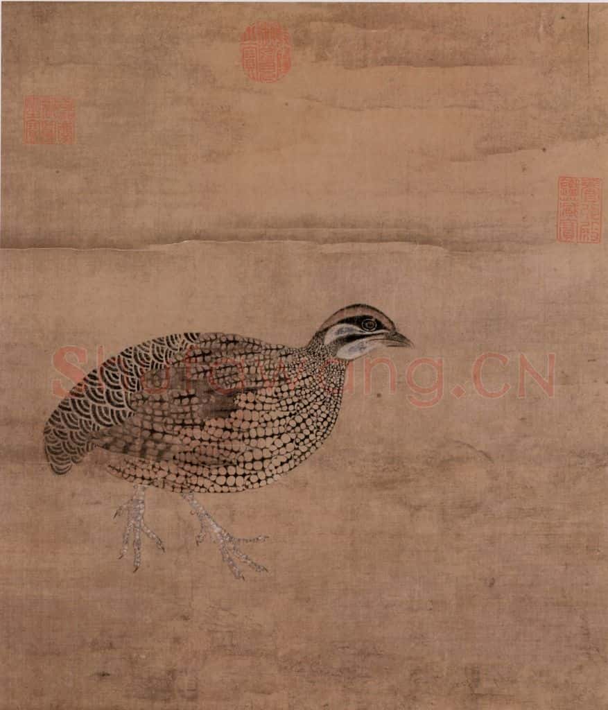  佚名《灵鸟图之4》书画作品