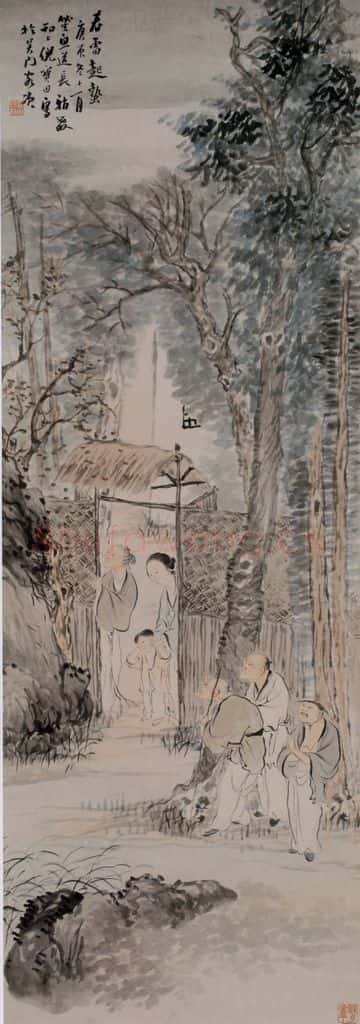  倪田《春雷起蜇》书画作品