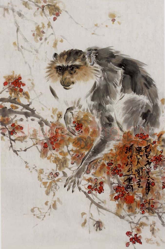 1989年 段忻然《秋思》书画作品