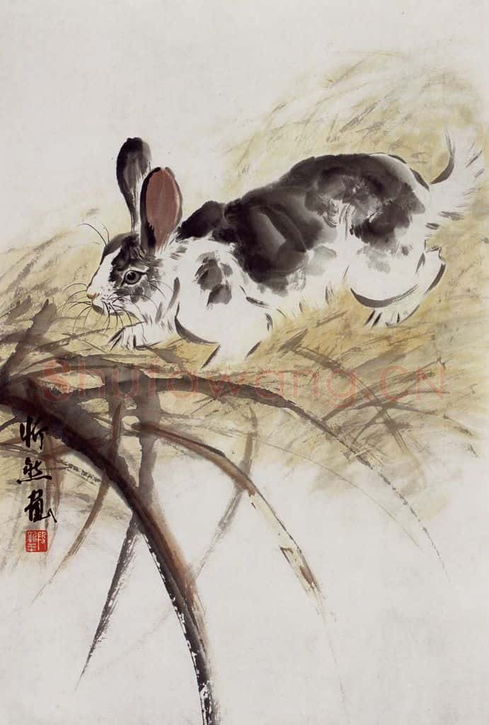 1980年 段忻然《晚秋》书画作品