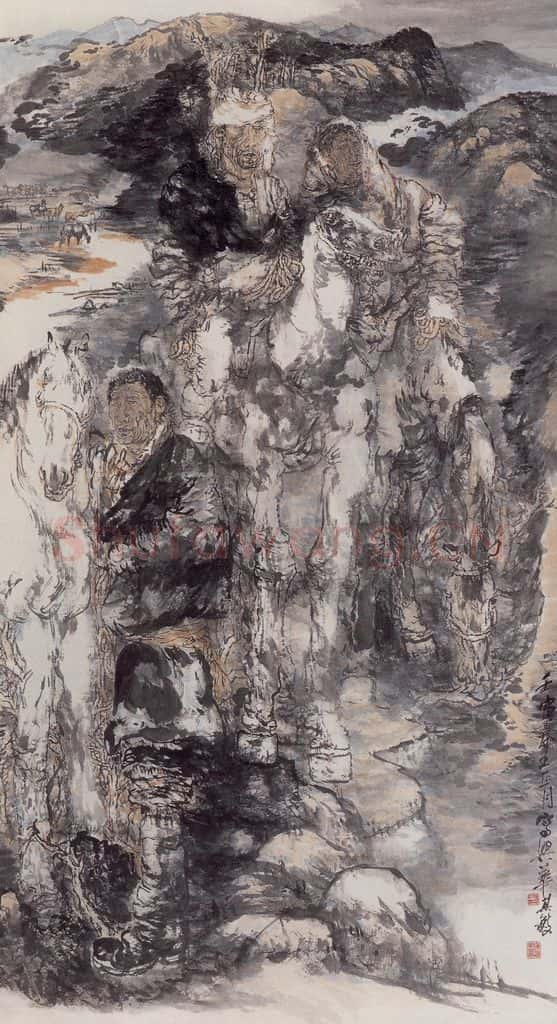 1996年 华其敏 回声 书画作品