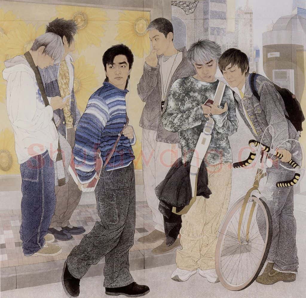 2004年 王冠军《联通无限》书画作品