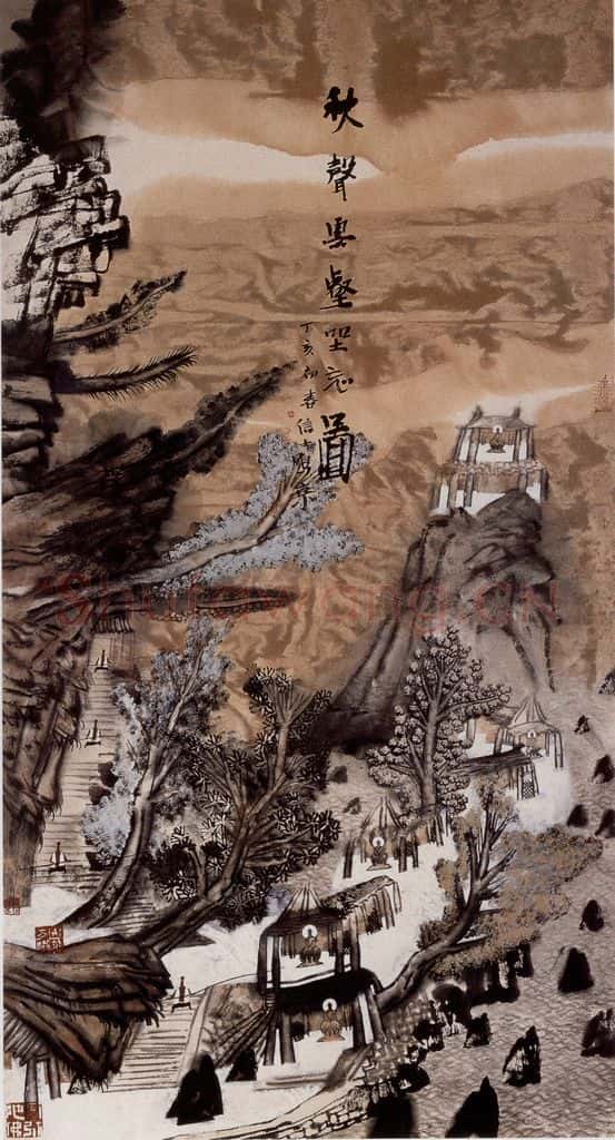 2007年 赵卫《赣南秀色》书画作品
