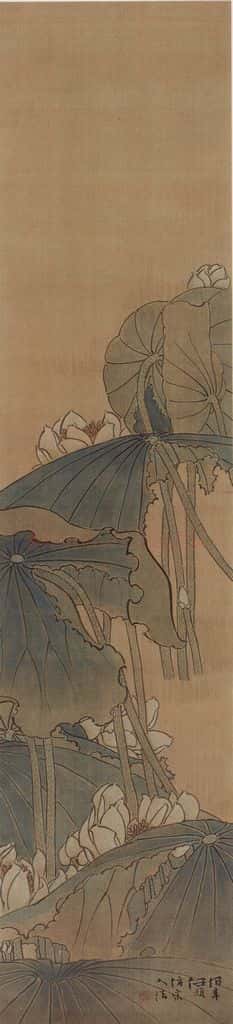 任伯年《花卉四条屏》书画作品