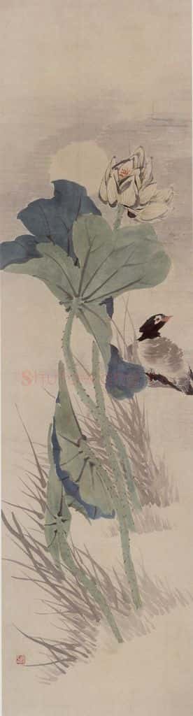 任伯年《花鸟四条屏》书画作品