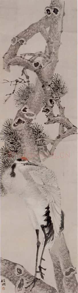  任伯年《花鸟四条屏》书画作品
