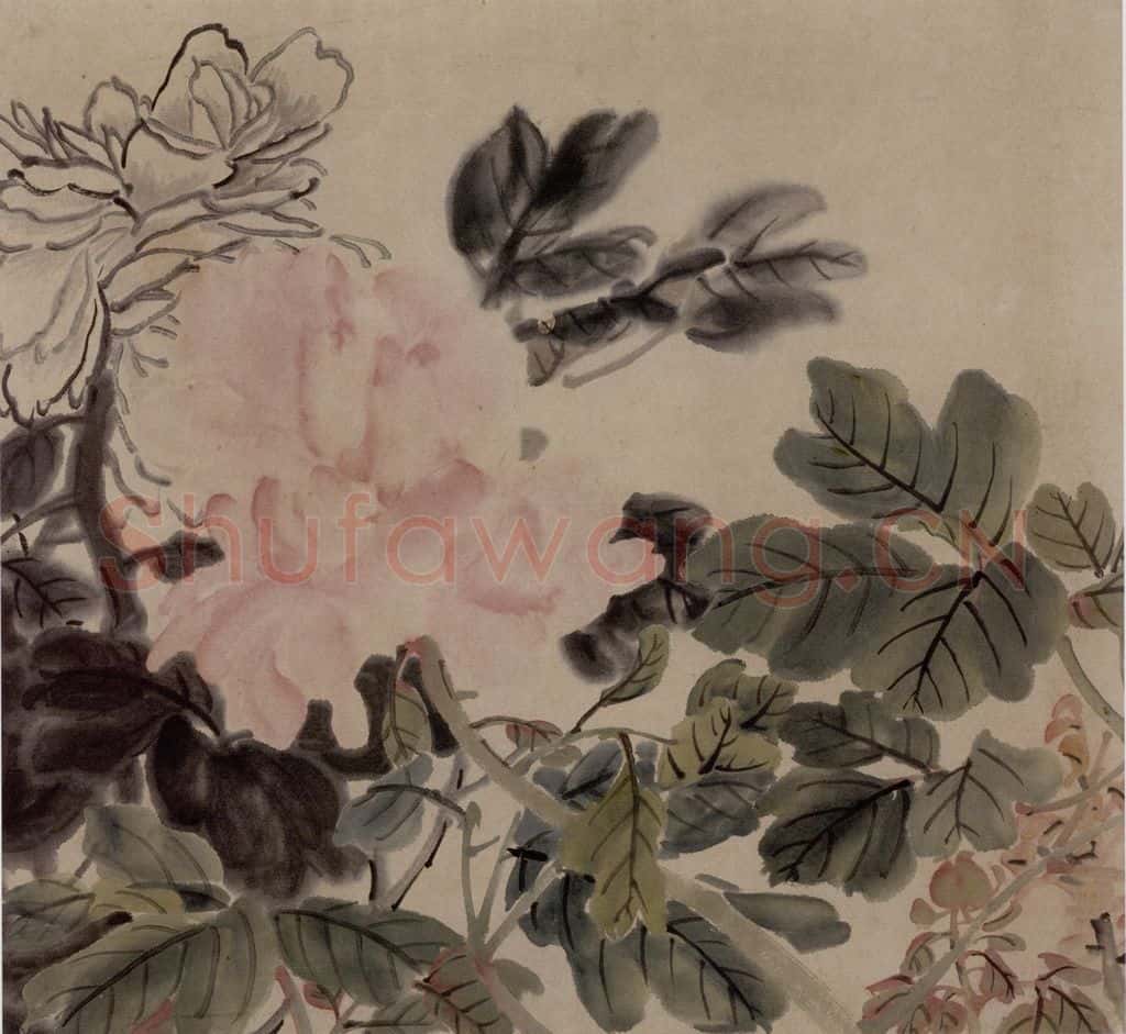 1866年 任伯年《丙寅花卉册》书画作品