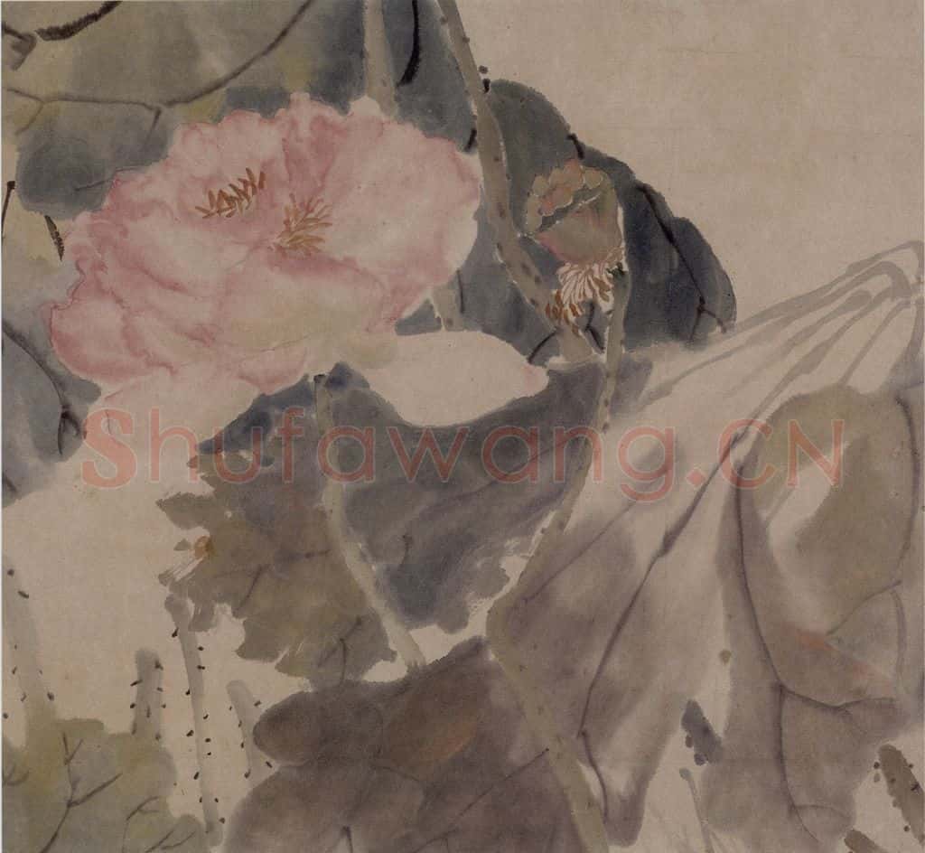 1866年 任伯年《丙寅花卉册》书画作品