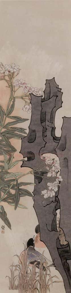 任伯年《花鸟四条屏》书画作品