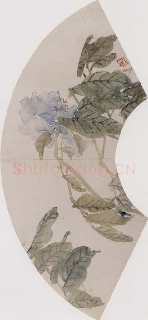 1867年 任伯年《花卉图册 十二开》书画作品