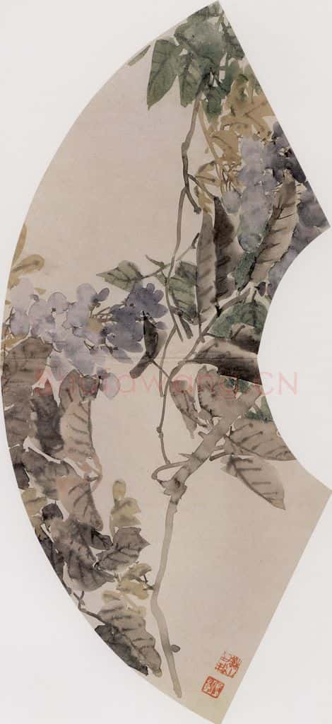 1867年 任伯年《花卉图册 十二开》书画作品