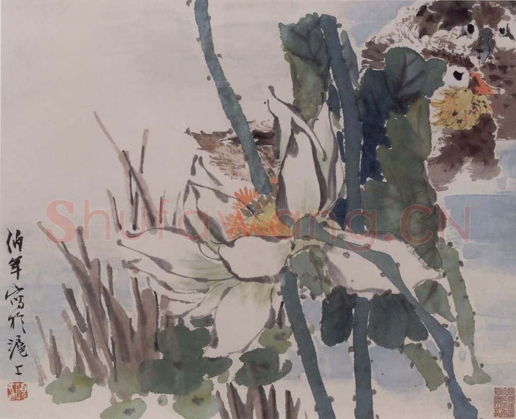 1877年 任伯年《花鸟册八开》书画作品