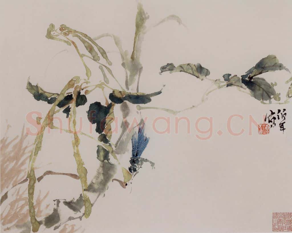 1877年 任伯年《花鸟册八开》书画作品