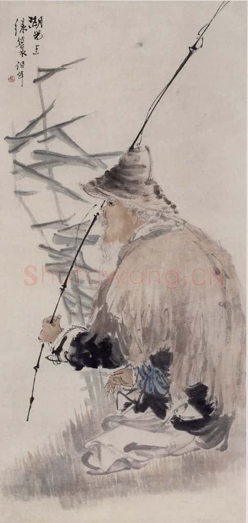 1878年 任伯年《人物四屏》书画作品