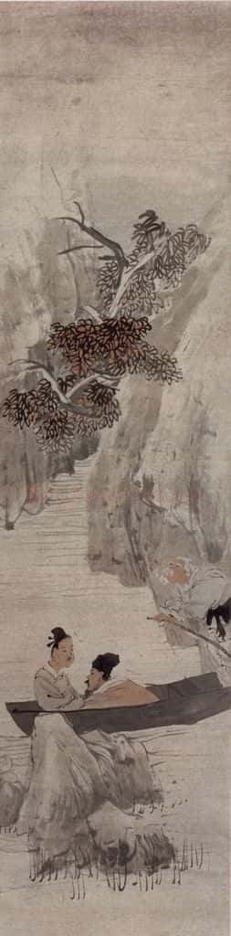 约19世纪80年代初期 任伯年《人物图》书画作品