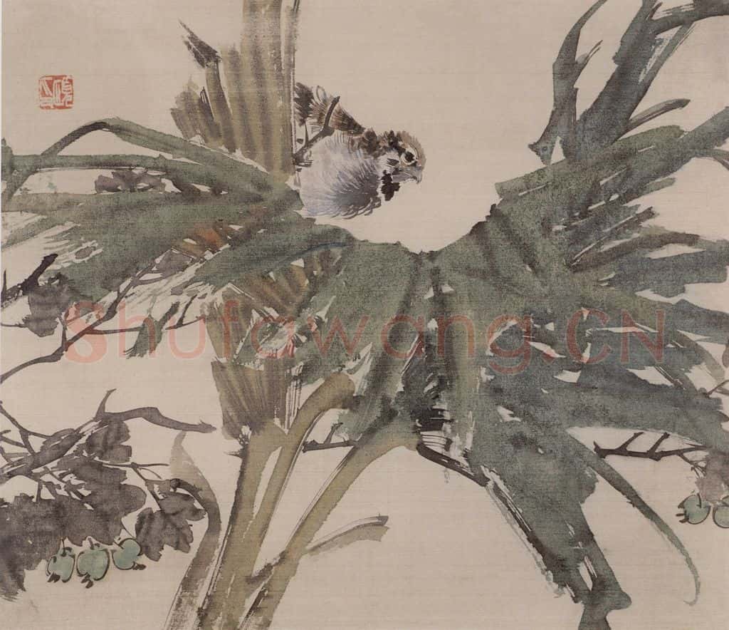 1875年 任伯年《花鸟图册八开》书画作品