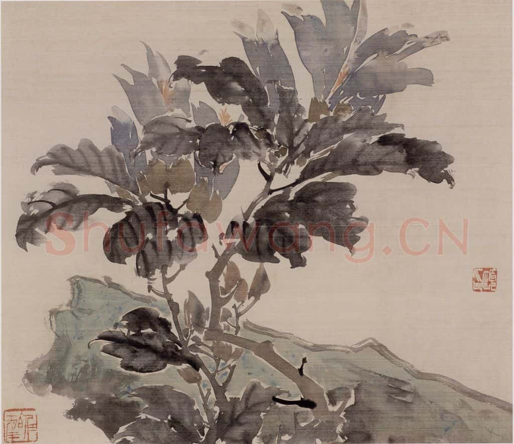 1875年 任伯年《花鸟图册八开》书画作品