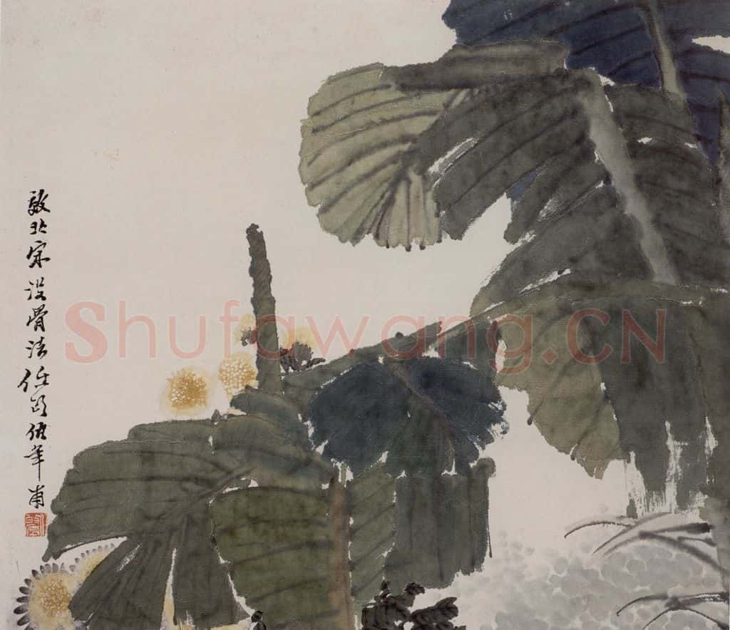 1881年 任伯年《花鸟人物图册十二开》书画作品