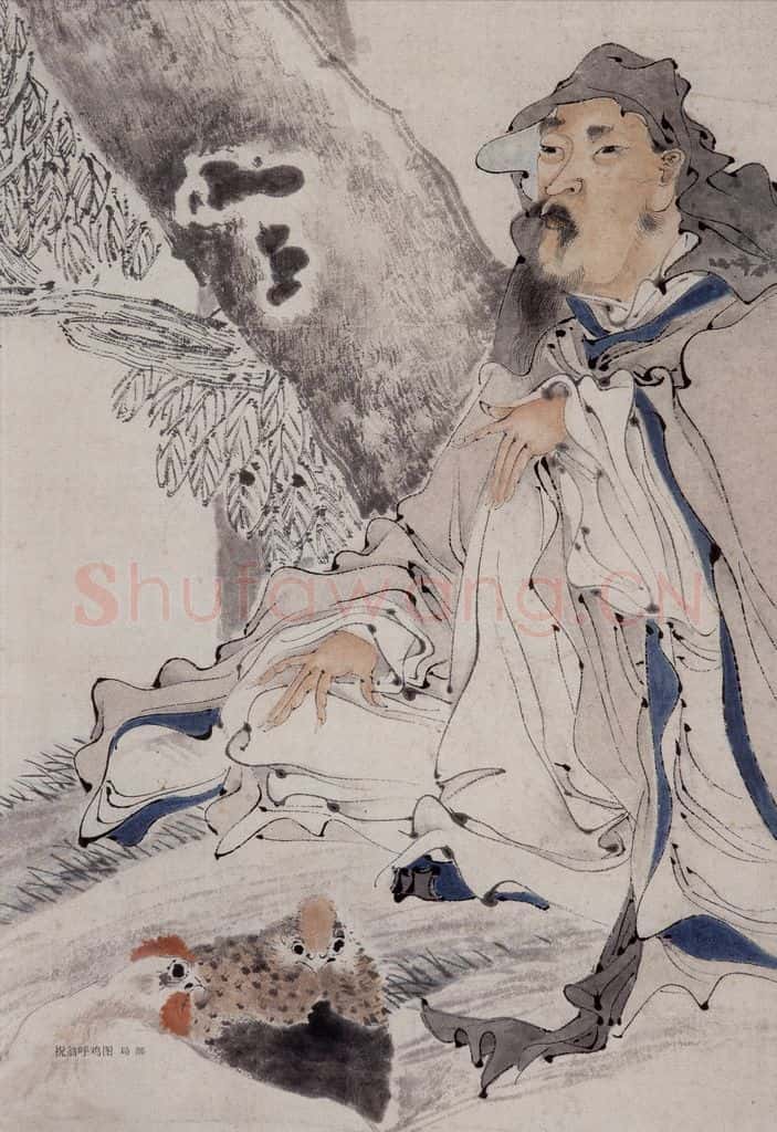 约19世纪70年代中期 任伯年《人物四条屏》书画作品