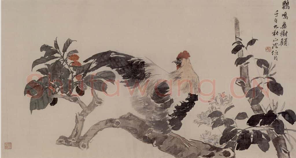 1882年 任伯年《杂画卷四帧》书画作品