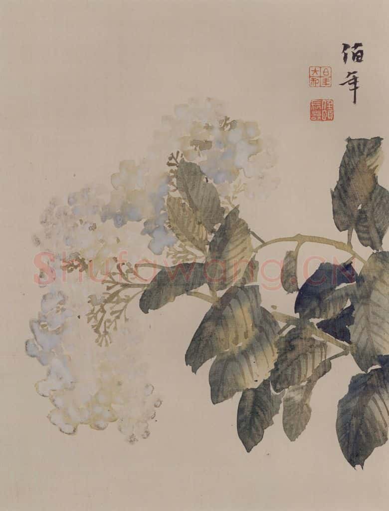 1884年 任伯年《花果图册八开》书画作品