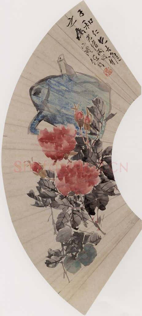 1886年 任伯年《杂画册十二开》书画作品