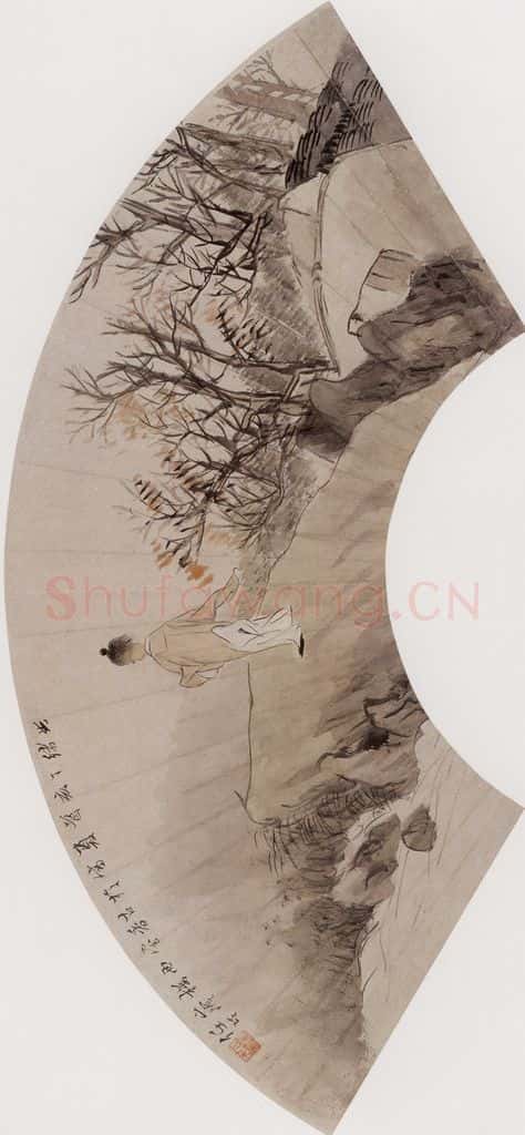1887年 任伯年《杂画册十二开》书画作品