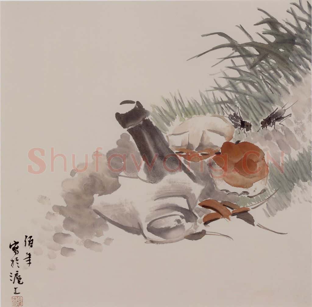 清 任伯年《杂画册十六开》书画作品