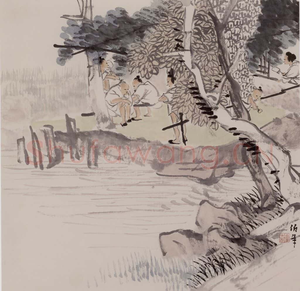 清 任伯年《杂画册十六开》书画作品