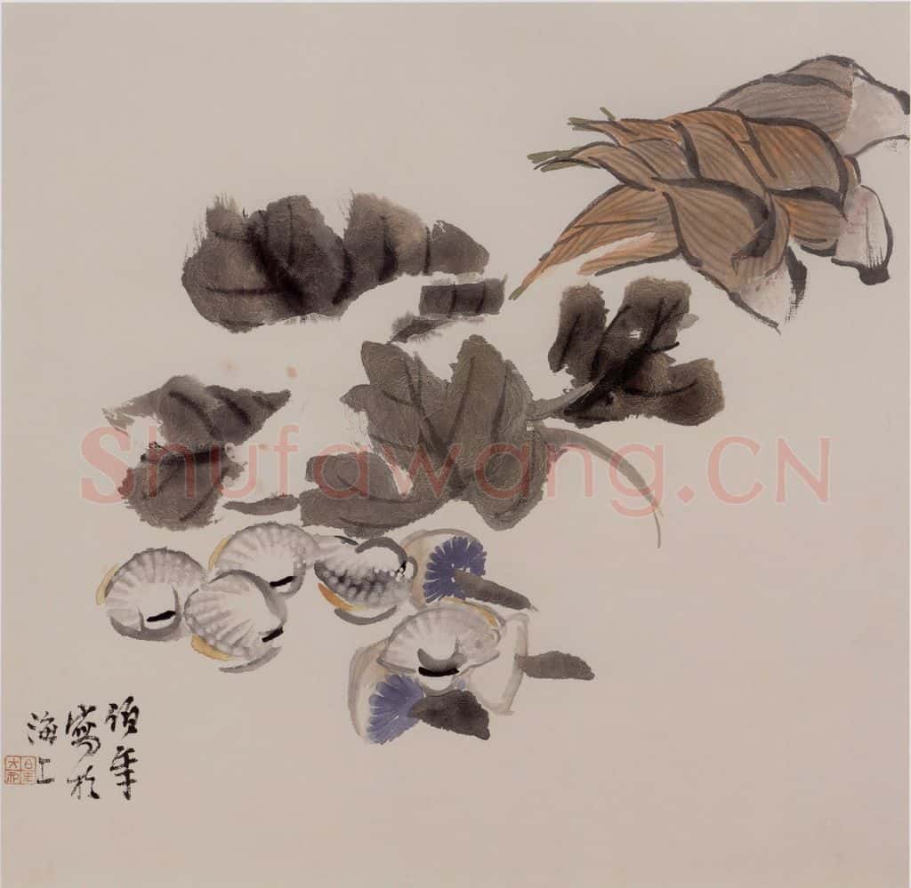 清 任伯年《杂画册十六开》书画作品