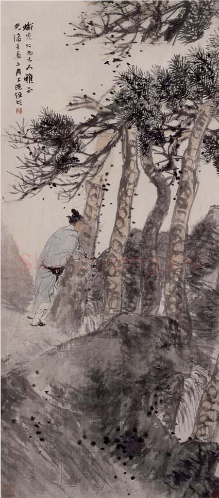 1892年 任伯年《秋声赋》书画作品