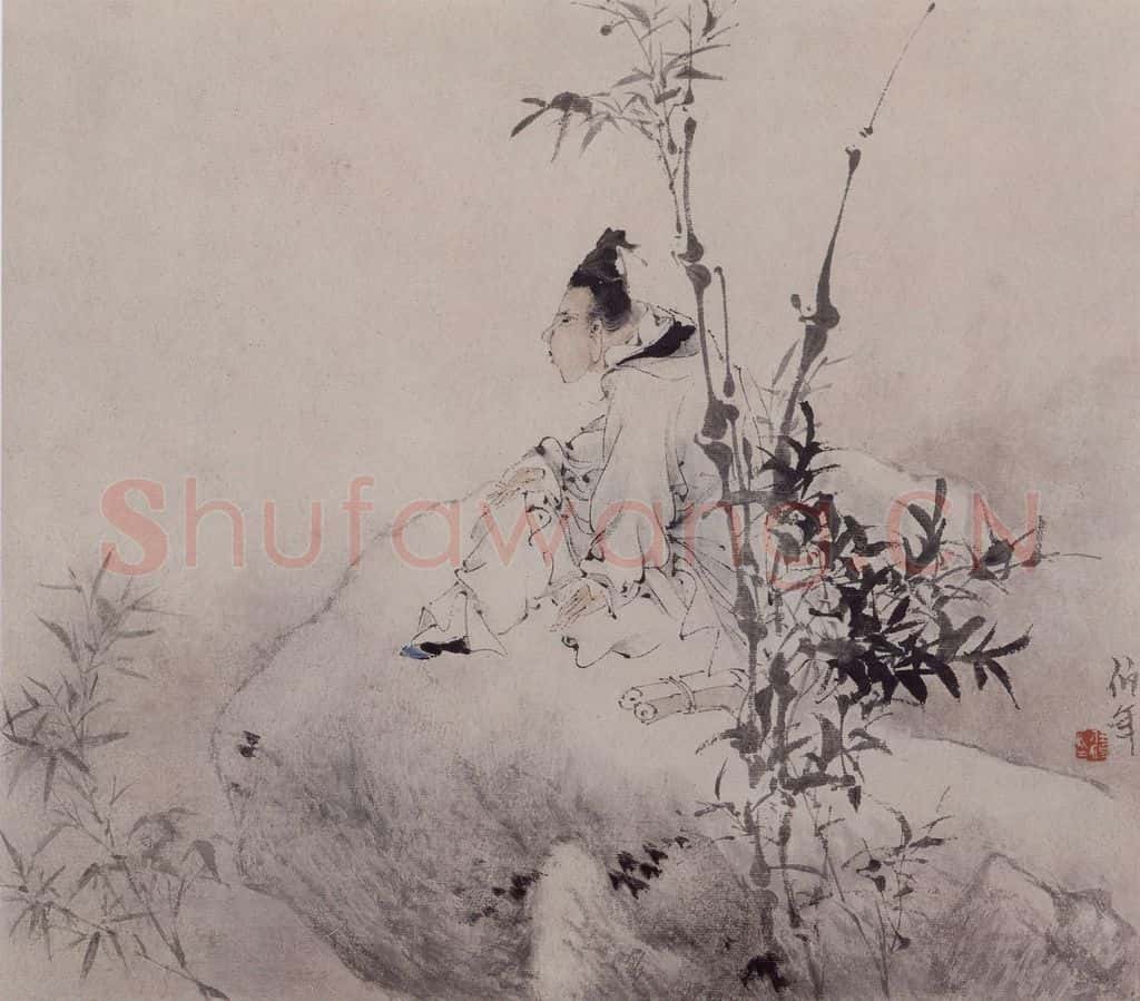 清 任伯年《人物仕女册八开》书画作品