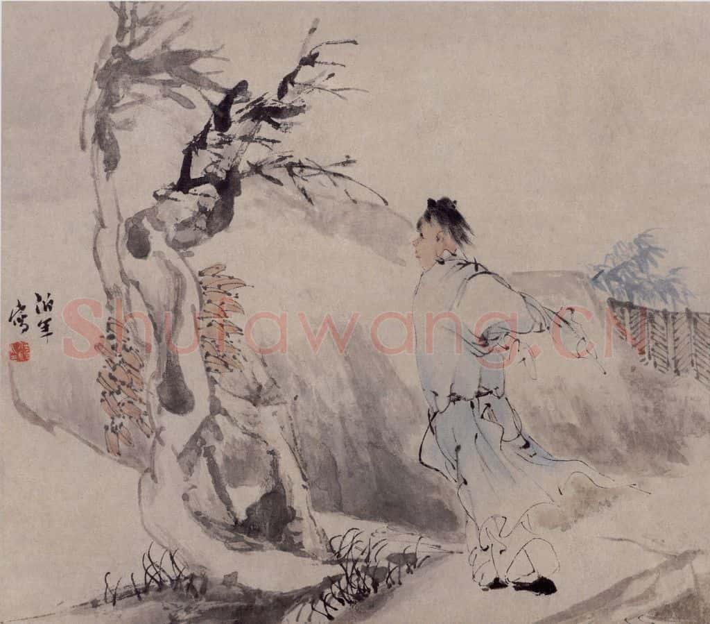清 任伯年《人物仕女册八开》书画作品