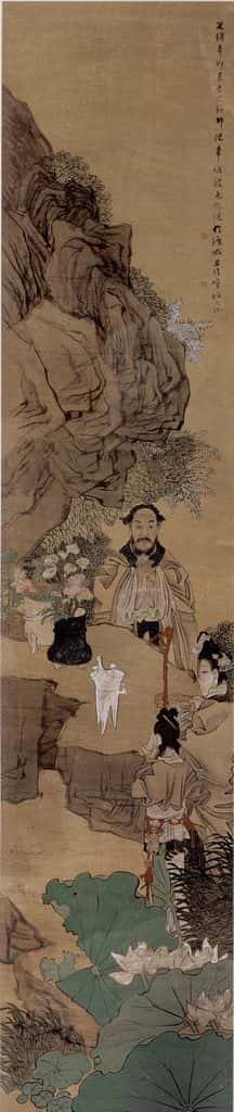 1891年 任伯年《人物故事条屏》书画作品