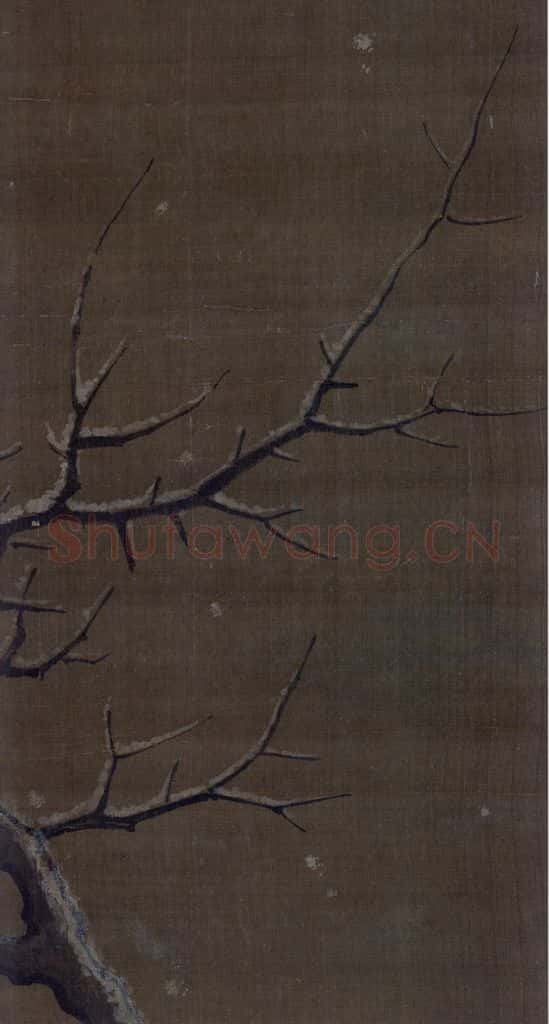 宋 李迪 雪树寒禽图 书画作品