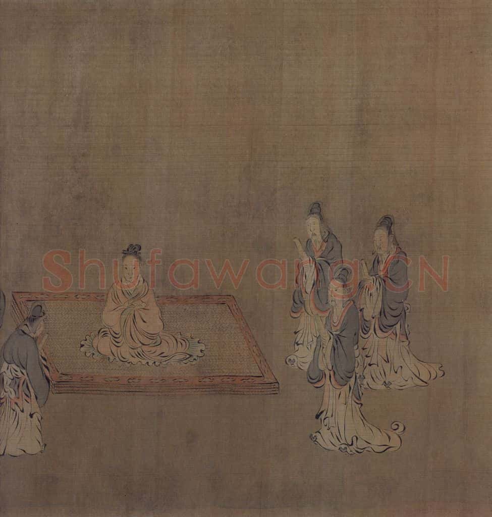 宋 马和之 诗经周颂十篇图 书画作品