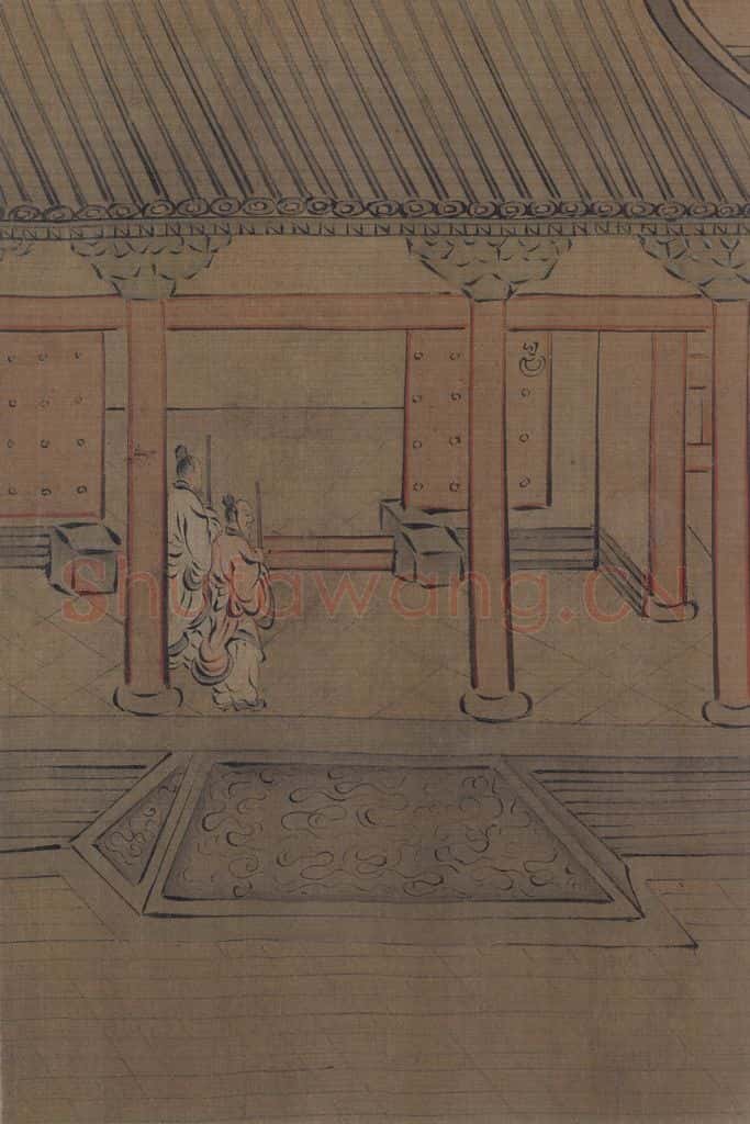 宋 马和之 诗经周颂十篇图 书画作品