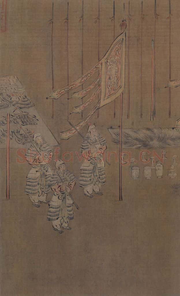 宋 马和之 诗经周颂十篇图 书画作品