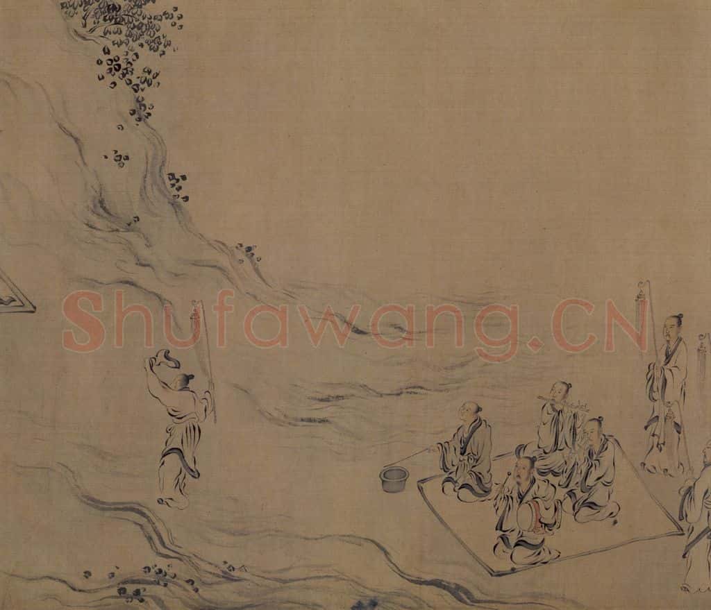 宋 马和之 诗经陈风十篇图 书画作品