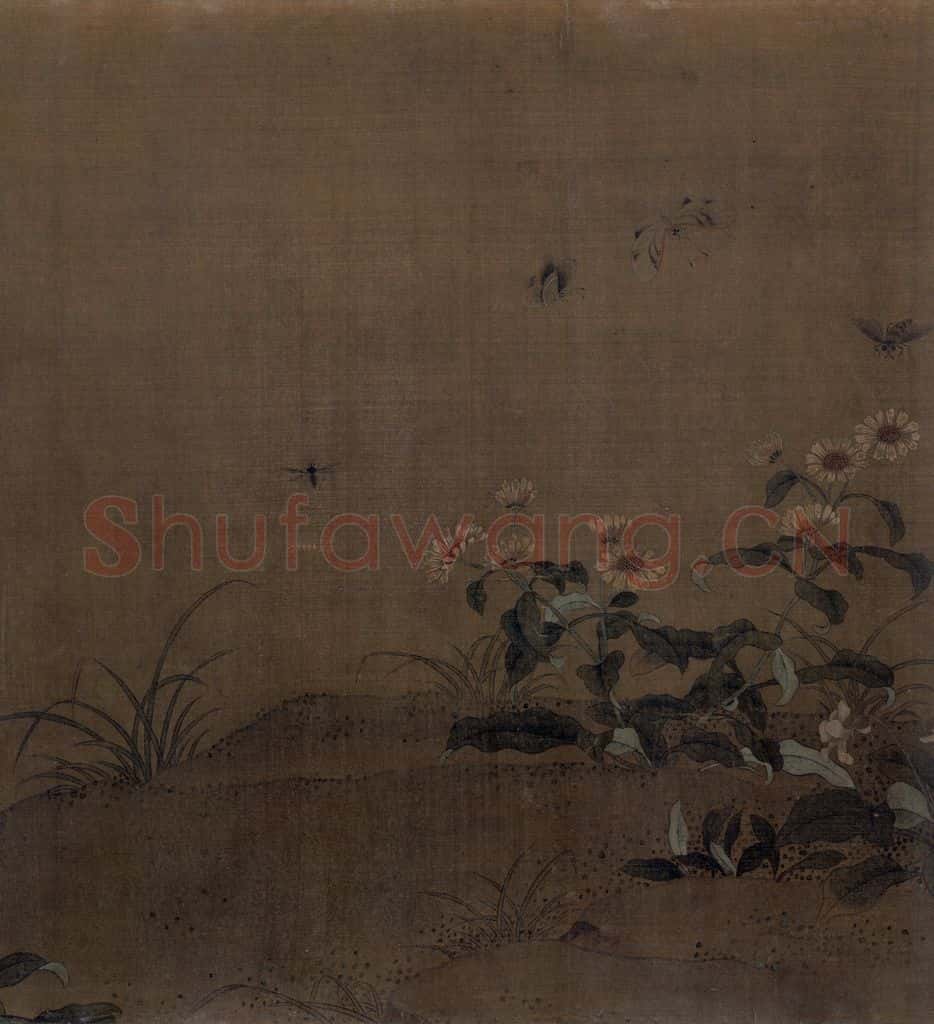 宋 艳艳女史 花卉草虫图 书画作品
