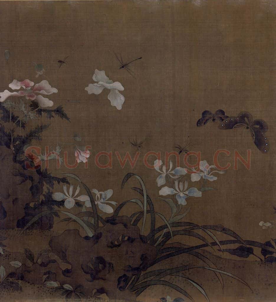 宋 艳艳女史 花卉草虫图 书画作品