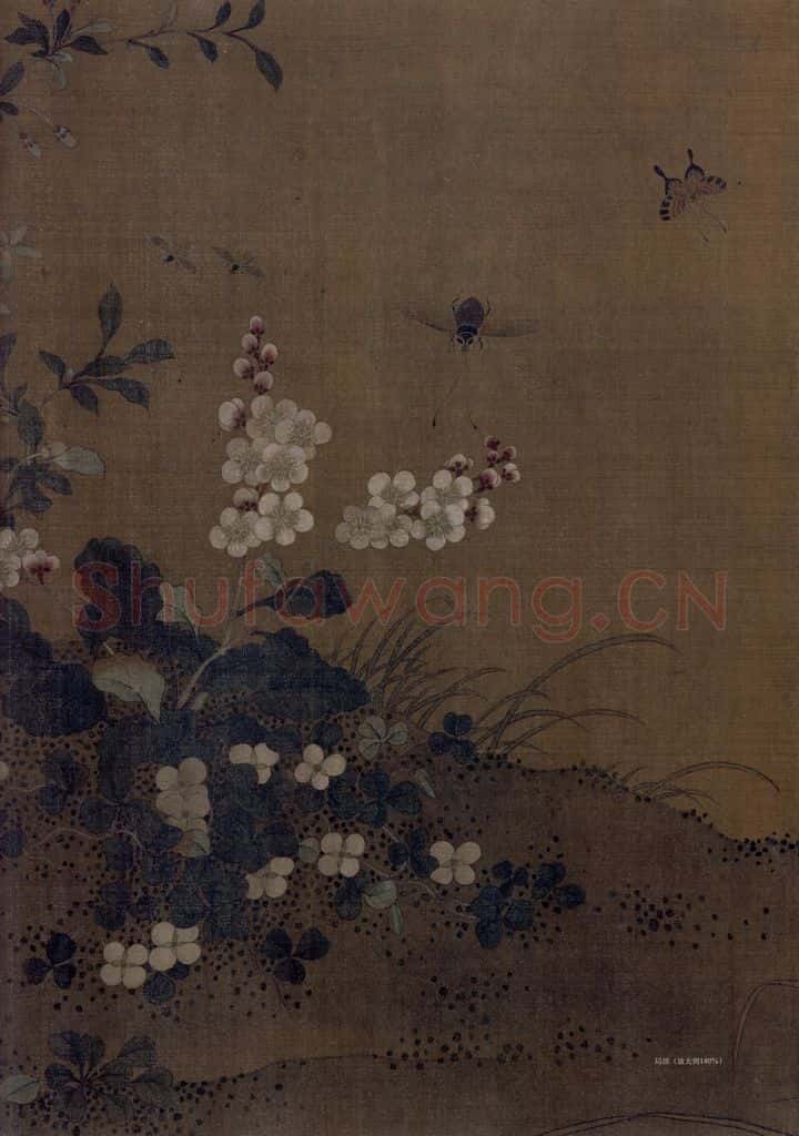 宋 艳艳女史 花卉草虫图 书画作品