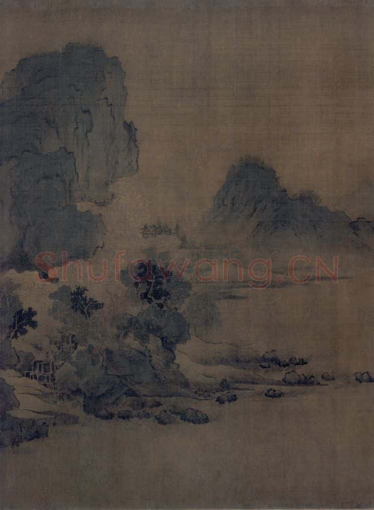宋 王诜 烟江叠嶂图 书画作品