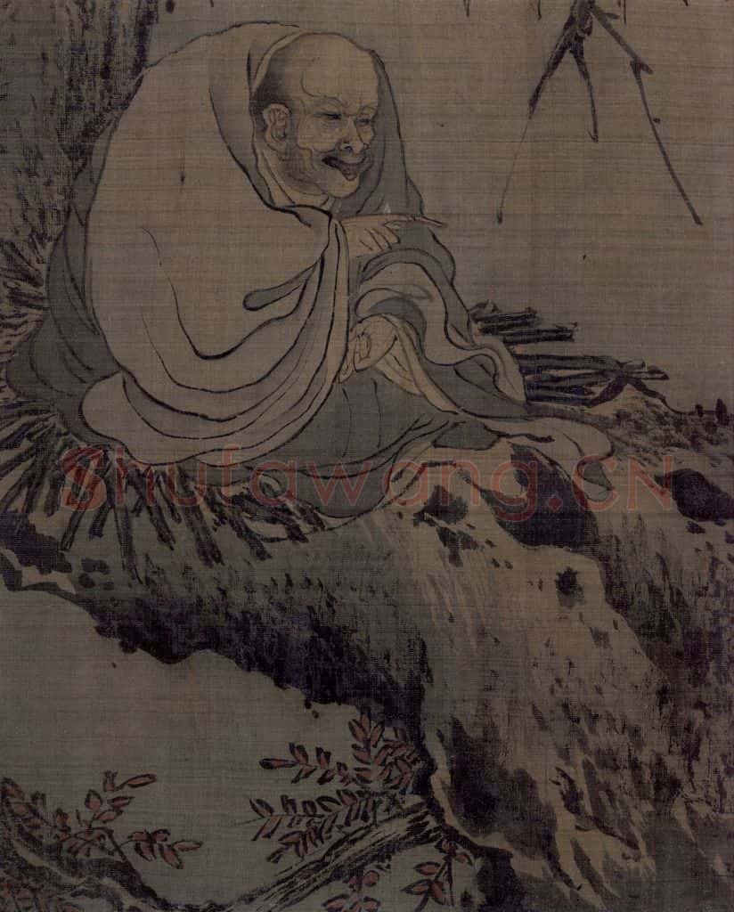 宋 梁楷《八高僧图》书画作品